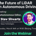 The Future of LiDAR in Autonomous Driving Webinar